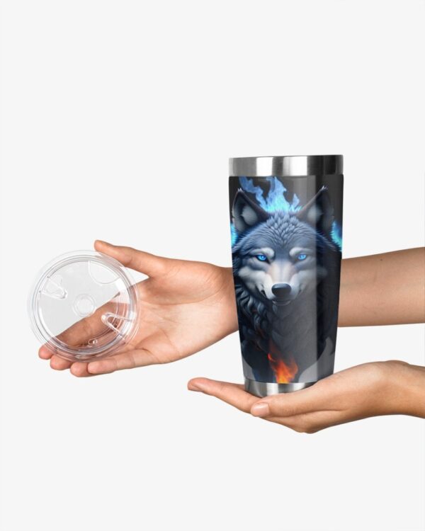 Beautiful Wolf Tumbler 2